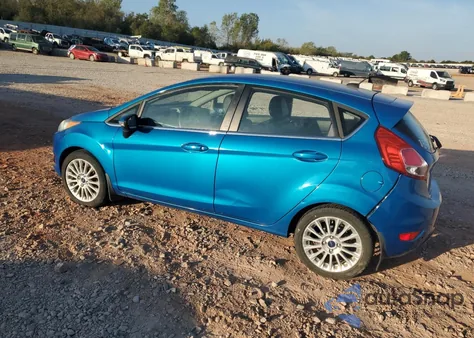 2013 Ford Fiesta Titanium z USA, uszkodzony, nr VIN 3FADP4FJ9EM160103